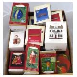 Box lot of hallmark ornaments