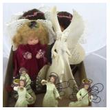 Box lot of Angel figures