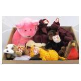 Box lot of beanie babies