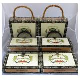 Lot of 6 Cigar box Purses