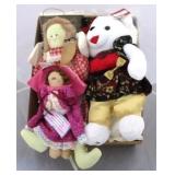 Box lot of stuffed toys