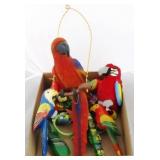 Box lot of Parrots