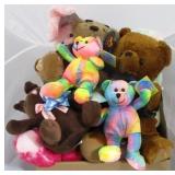 Box lot of Stuffed animals