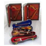 Box lot of mini instruments