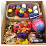 Box lot of toys