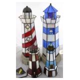 Set of 4 lighthouses
