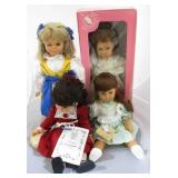 Set of 4 Fugel-ruppe Dolls