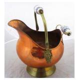 Copper ash bucket