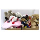 Box lot of stuffed animals