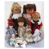Box lot of Dolls