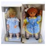 Set of 2 Lissi Puppen Dolls