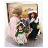 Box lot of assorted dolls