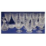 15pcs Fostoria glass wares