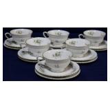 18pc cup and saucer set