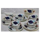 13 cups and saucers