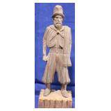 Wooden carved man