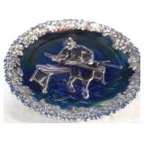 Fenton Carnival glass plate