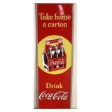 Take Home a Carton Coke sign