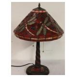 Red Dragonfly Lamp