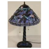 Blue Dragonfly Lamp