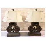 Marge Carson pair of lamps