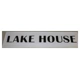 Lake House sign