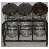 3 canister store rack
