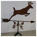 Rustic deer weathervane