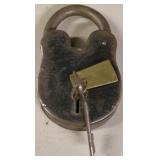 Large lock with keys
