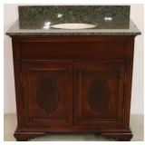 Kaco bathroom vanity with sink & marble top