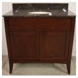Kaco bathroom vanity with sink & marble top