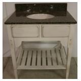 Kaco bathroom vanity with sink & marble top