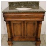 Kaco bathroom vanity with sink & marble top