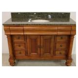 Kaco bathroom vanity with sink & marble top