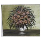 Large Oil on Canvas Signed