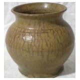 Pottery vase signed