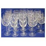 19 wine glasses