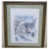 Williamsburg Homes Art Print
