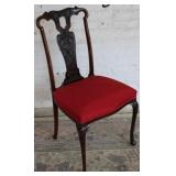 red seated Chair