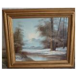 Oil on Canvas signed