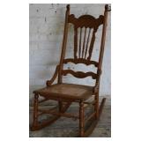 canned seat rocking chair