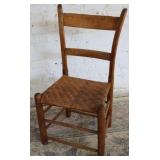 Woven seat chair