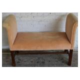 Velvet Peach bench