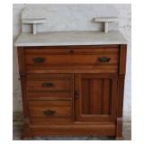 Marble top washstand