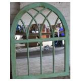 Green Hanging Mirror