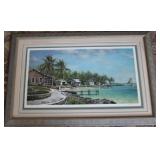 Waters Edge print in frame