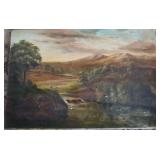Oil on Canvas Mountains