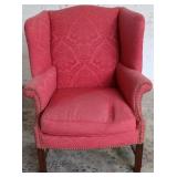 Pink Fabric arm chair