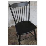 Dark colored chair