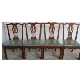 Teal bottom chairs